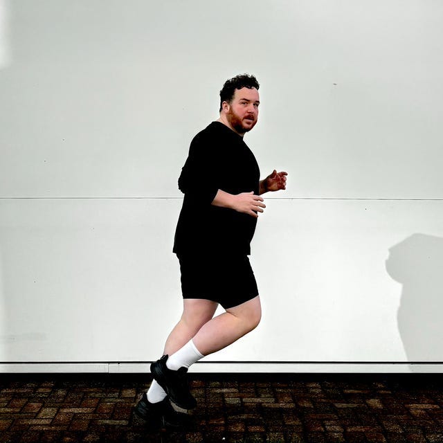 running and being fat