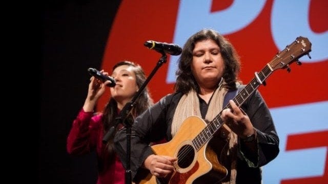 Cousins Zeb and Haniya Aslam came under the spotlight for being the first Pakistani all-woman band and their Coke Studio outing with Rohail Hayat with a Pashto folk song – Paimana Bitte. (Photo: X/ @ShafeeqGigyani)