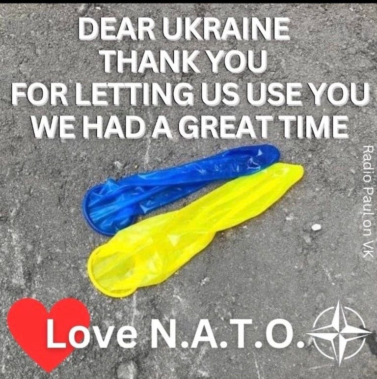 Accurate.

Someone is getting fucked, and it ain't Russia...

#russia #putin #ukraine #zelensky #war #nato #memes #jokes #humour #dailyhumor #meme #satire 