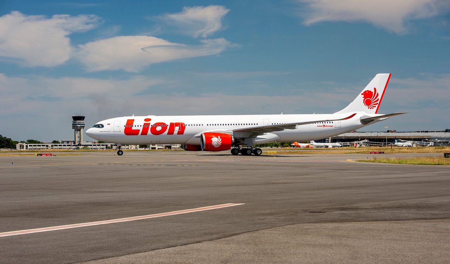 Lion Air Airbus A330neo widebody Lion Air Airbus A330neo widebody