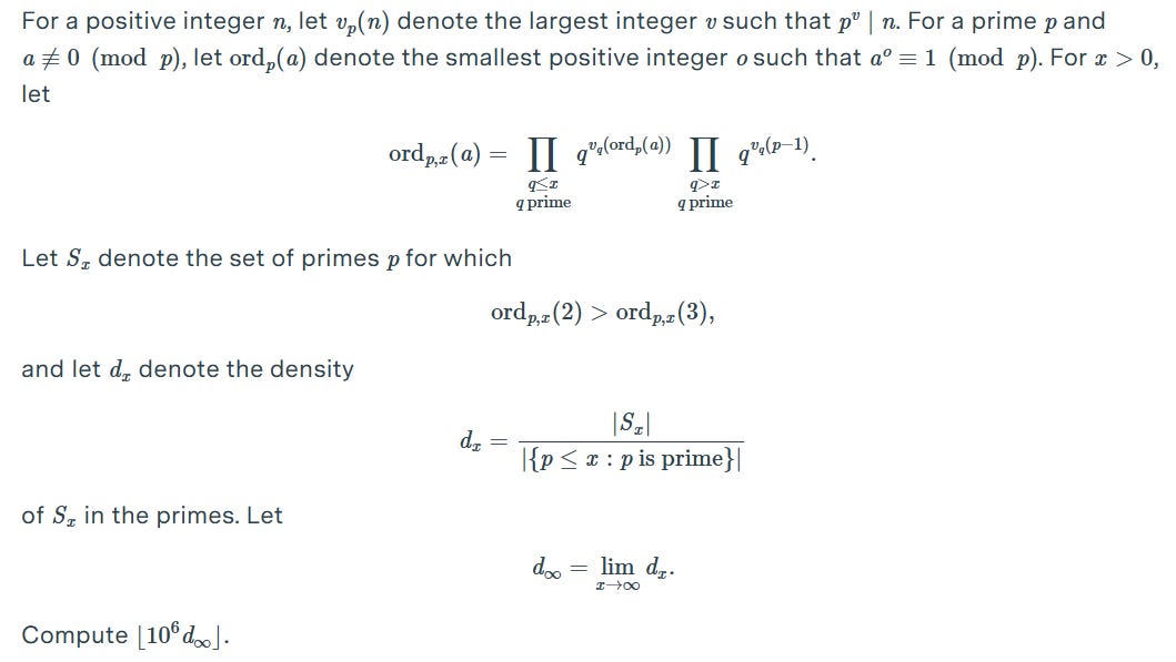 Frontier Math: Measuring Mathematical Problem Solving