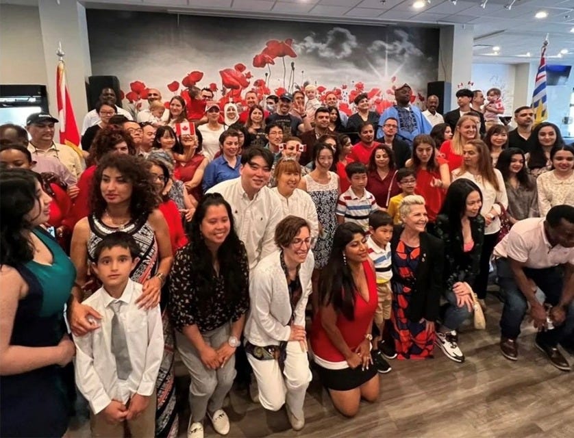 More than 100 people take Canada's citizenship oath in Port Moody -  Tri-City News