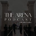 Logo for The Arena Podcast