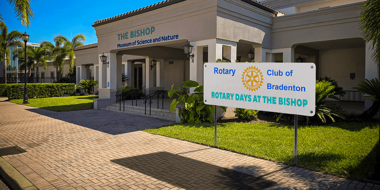 Manatee County residents will get the opportunity to experience The Bishop Museum of Science and Nature for free on select weekends, thanks to a generous grant from The Rotary Club of Bradenton