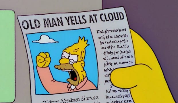 The Simpsons': Grandpa Simpson's greatest rants at Homer, Bart and … -  GoldDerby