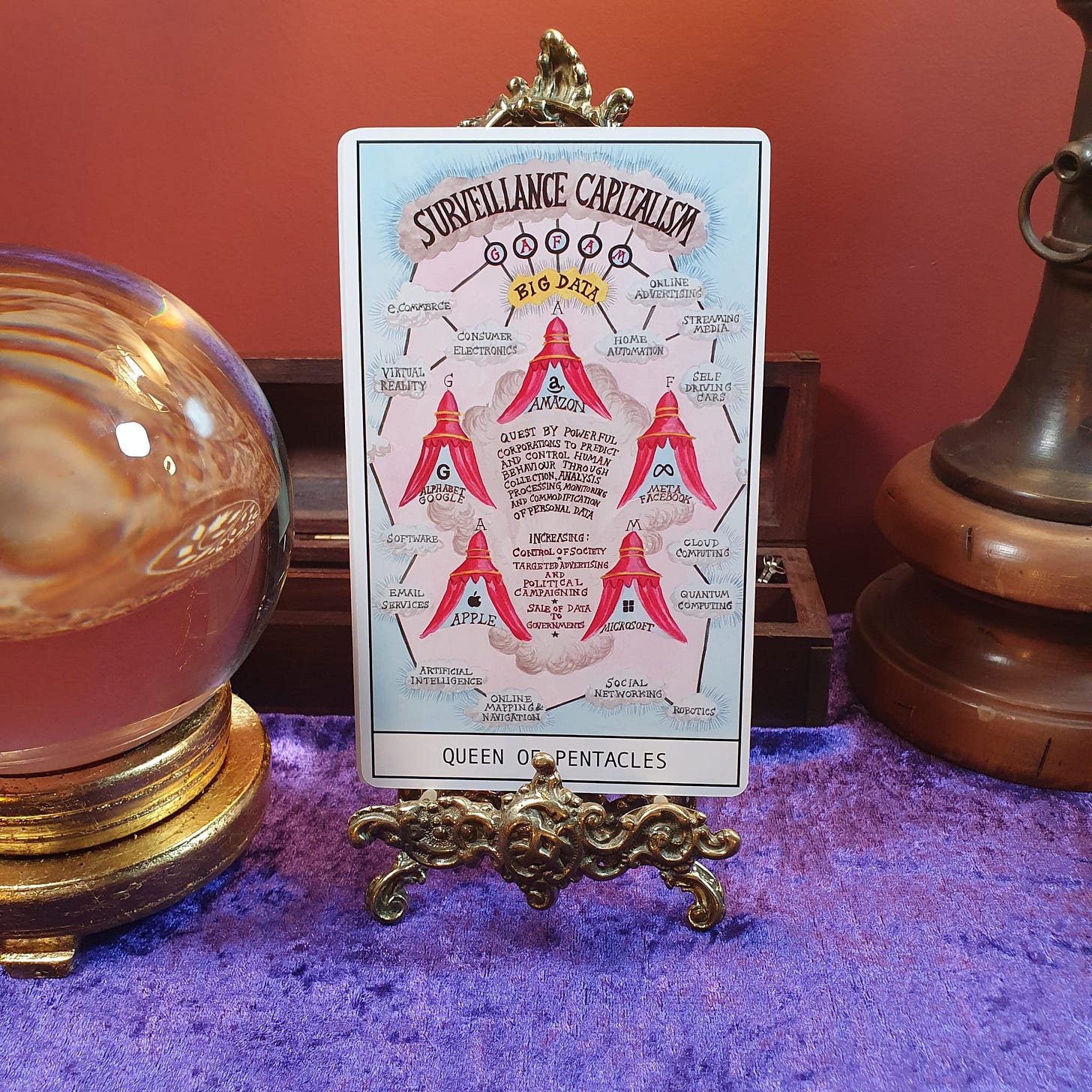 The Queen of Pentacles from the Hexen 5.0 Tarot The Queen of Pentacles from the Hexen 5.0 Tarot