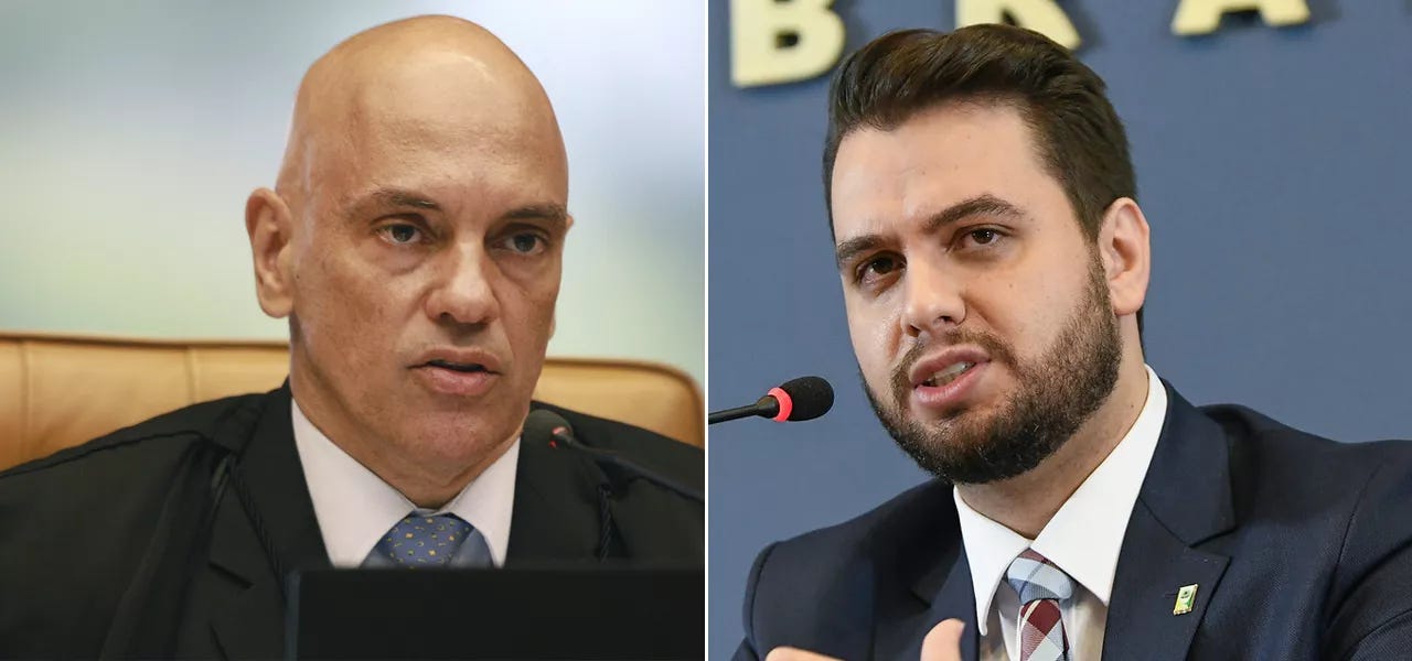 Prisam ilegal de Martins a mando de Moraes