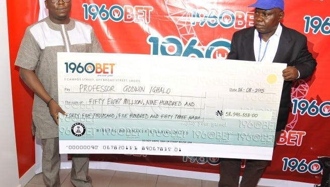 One of the highest payouts in Nigeria’s sports betting history.