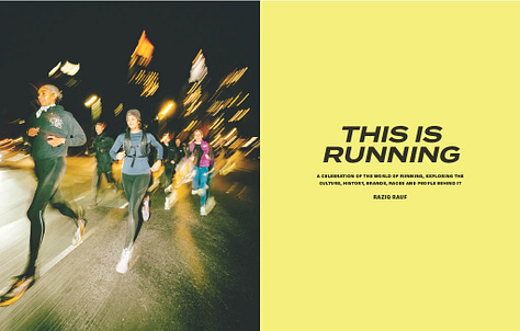 Interior pages for This is Running by Raziq Rauf