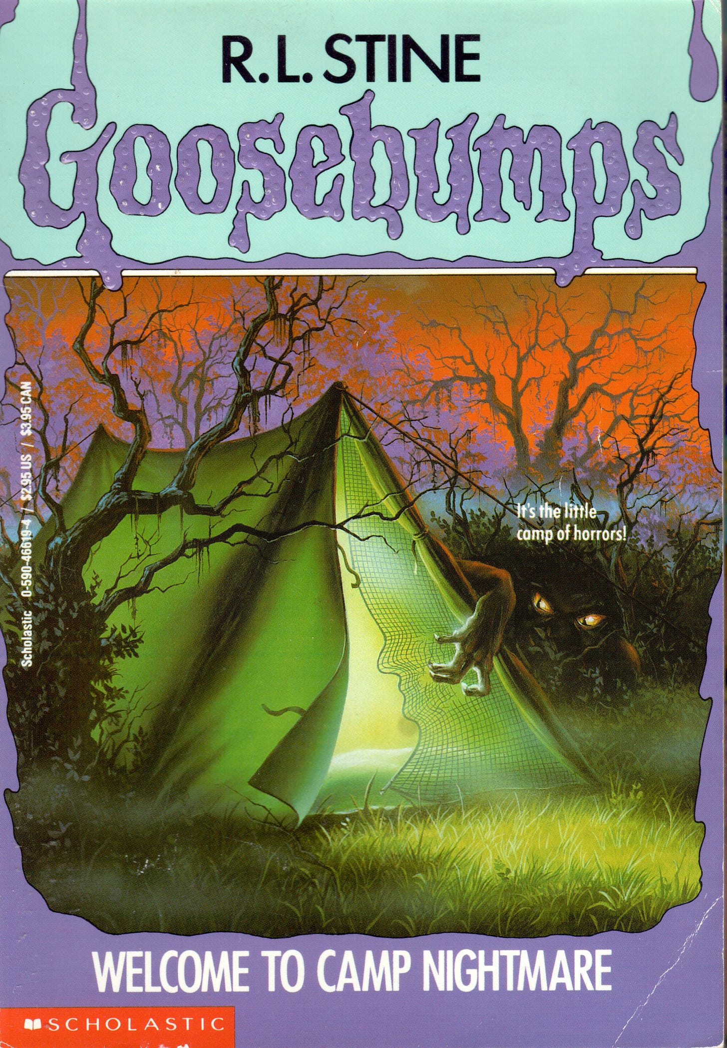 Goosebumps: Welcome to Camp Nightmare by R. L. Stine - https://bookshop.org/a/80100/9780545158893