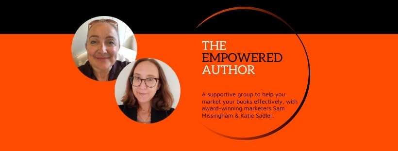 The Empowered Author community is co-run by Katie