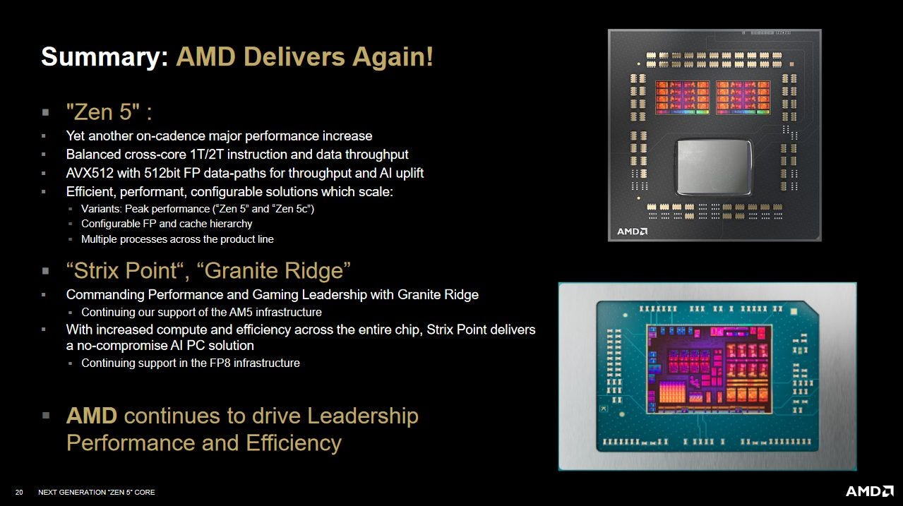 その他 zen AMD's Ryzen 9950X: Zen 5 on Desktop - by Chester Lam