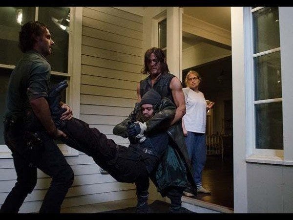 daryl rick bring jesus home to heal the walking dead daryl rick bring jesus home to heal the walking dead