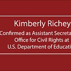 Kimberly Richey Confirmed as Assistant Secretary for Office for Civil Rights at U.S. Department of Education