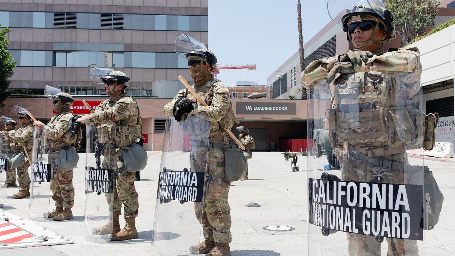 Appeals Court Lets Trump Keep Control of California National Guard in L.A.  - The New York Times