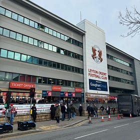 Leyton Orient Maç Günü: Cmon You O's