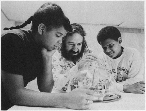 Seymour Papert and The Turtle, ca. 1968 Seymour Papert and The Turtle, ca. 1968