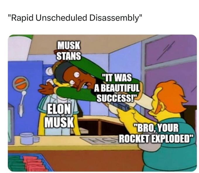 Rapid Unscheduled Disassembly | Know Your Meme
