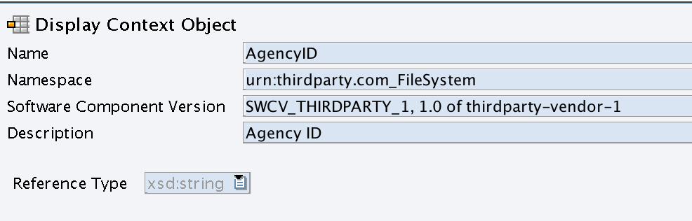 Create Context Object with Reference Type xsd:String Create Context Object with Reference Type xsd:String