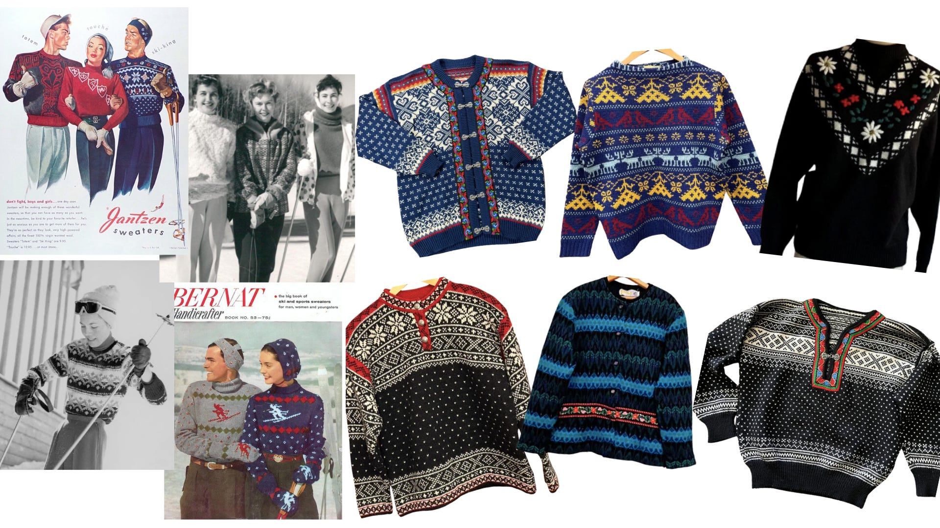 An Ode to Vintage Ski Sweaters - by Lee Glandorf An Ode to Vintage Ski Sweaters - by Lee Glandorf
