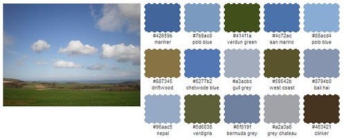 Photo palette clouds Photo palette clouds