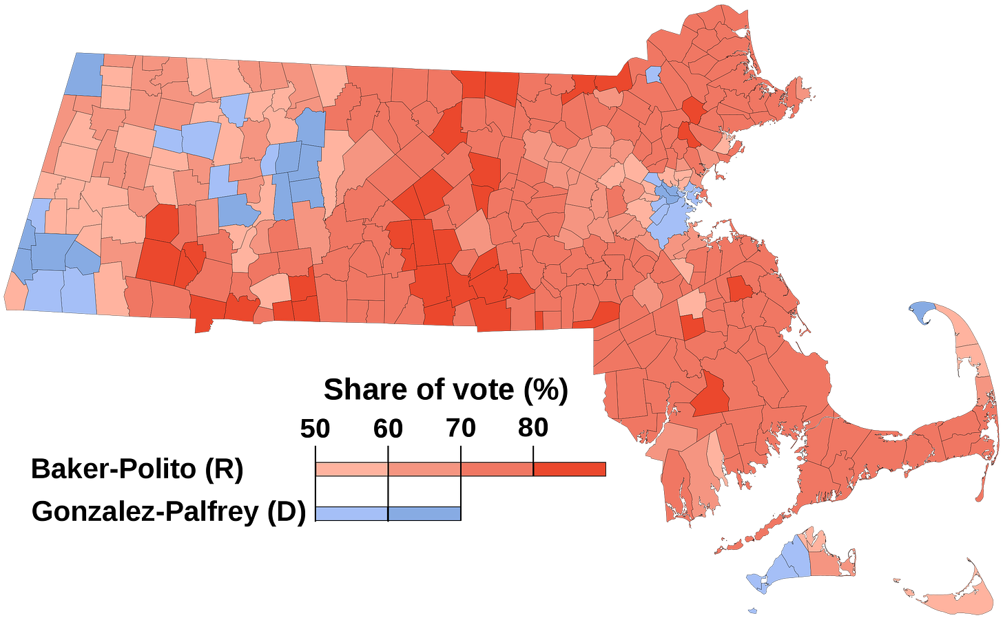 Massachusetts gubernatorial election results by municipality, 2018.svg Massachusetts gubernatorial election results by municipality, 2018.svg