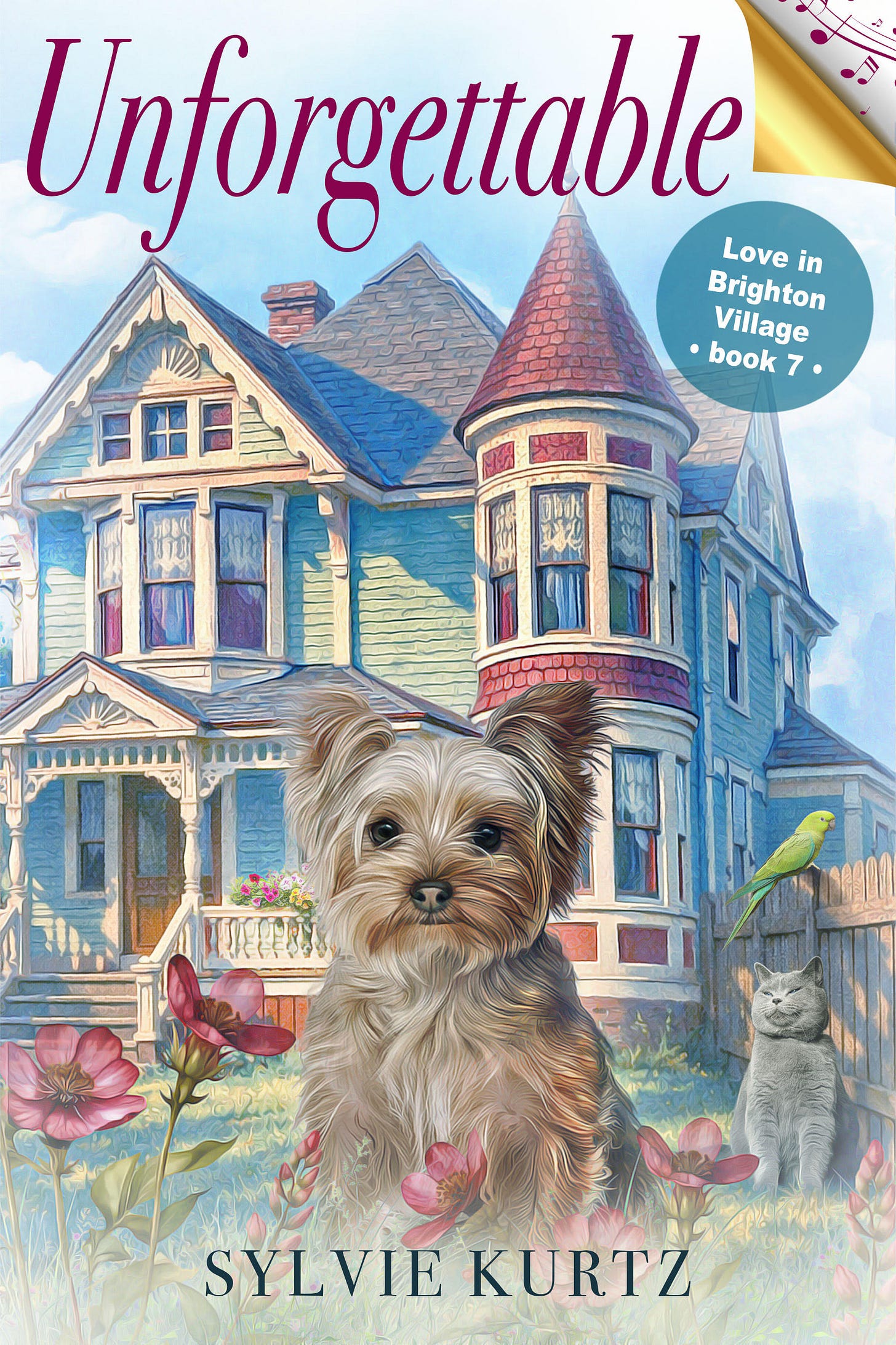 Cover for Unforgettable by Sylvie Kurtz https://sylviekurtz.com