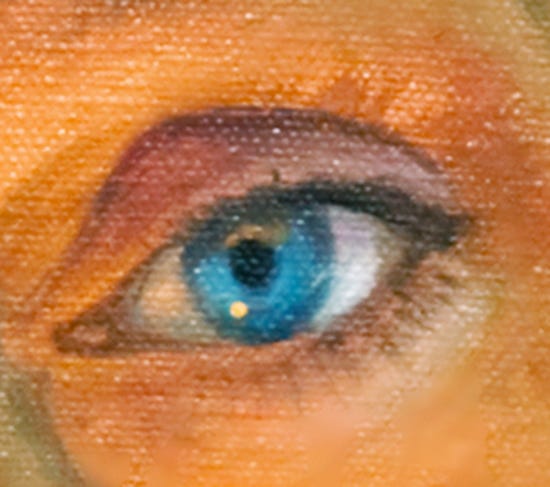 detail from Queen of Snows, 24 x 18", Oil, © JM Hulsey