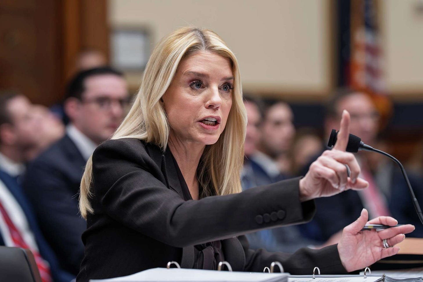 Bondi clashes with Democrats as she struggles to turn the page on Epstein  files furor