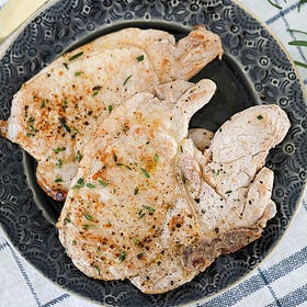 Garlic Herb Butter Pork Chops