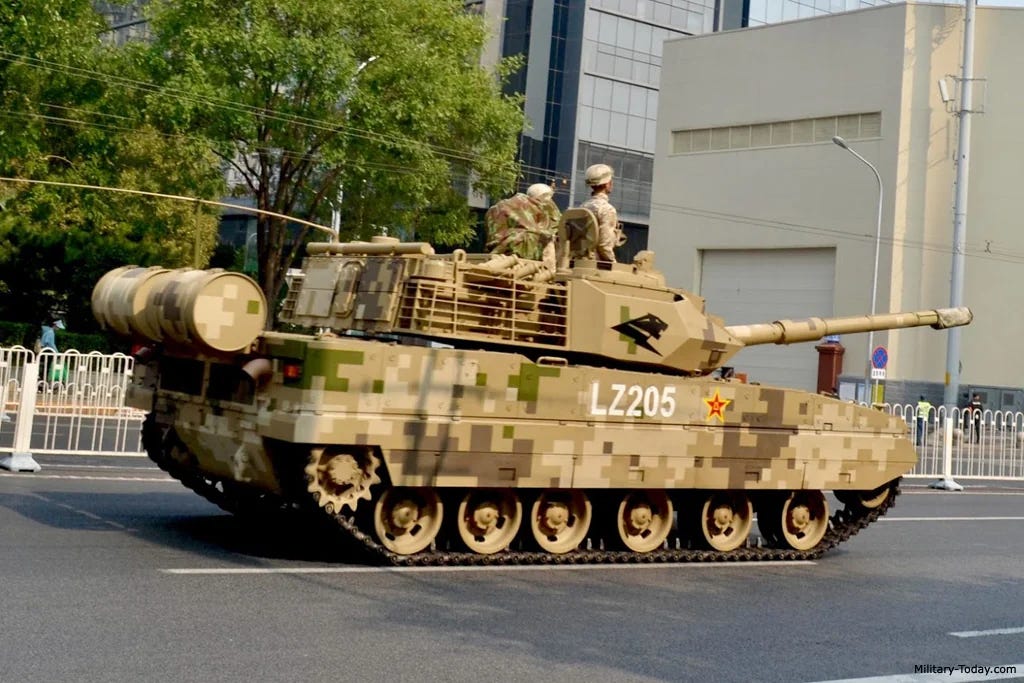 Type 15 Tank Rear Type 15 Light Tank - Vermilion China