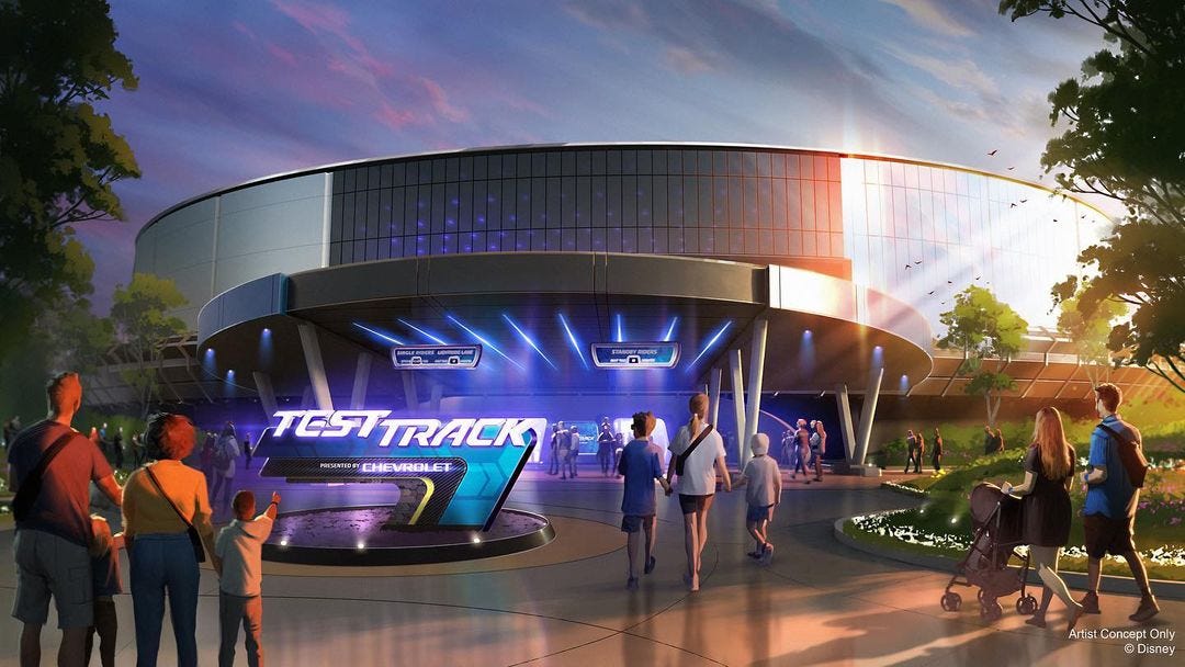 Test Track reimagining concept art