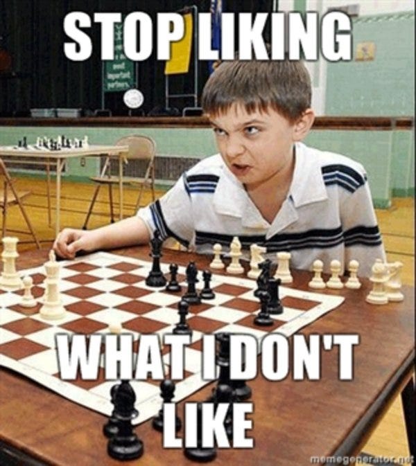 Stop Liking What I Don't Like | Know Your Meme