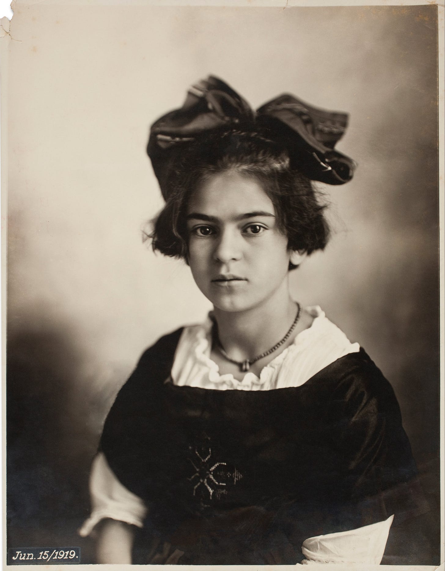 Young Frida Kahlo photograph Young Frida Kahlo photograph