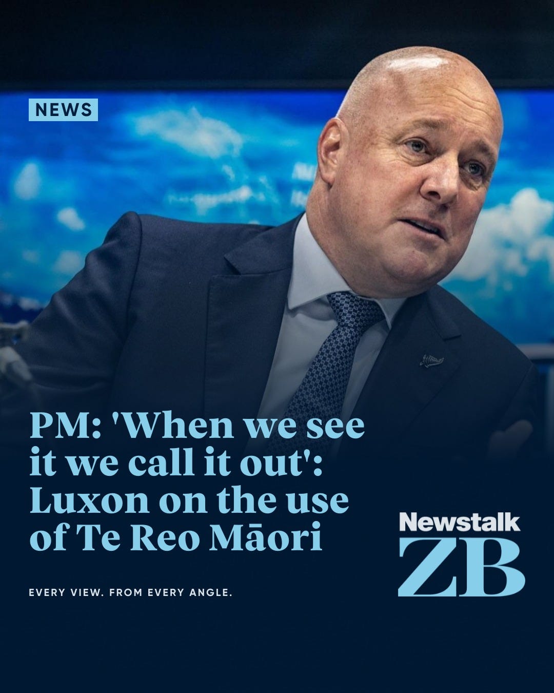 'When we see it we call it out': Luxon on the use of Te Reo Mãori.