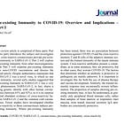 Vorherige Immunität gegen COVID-19 Trilogie