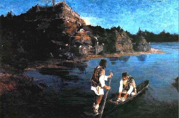 Nicolas Roerich — Le messager (1897)