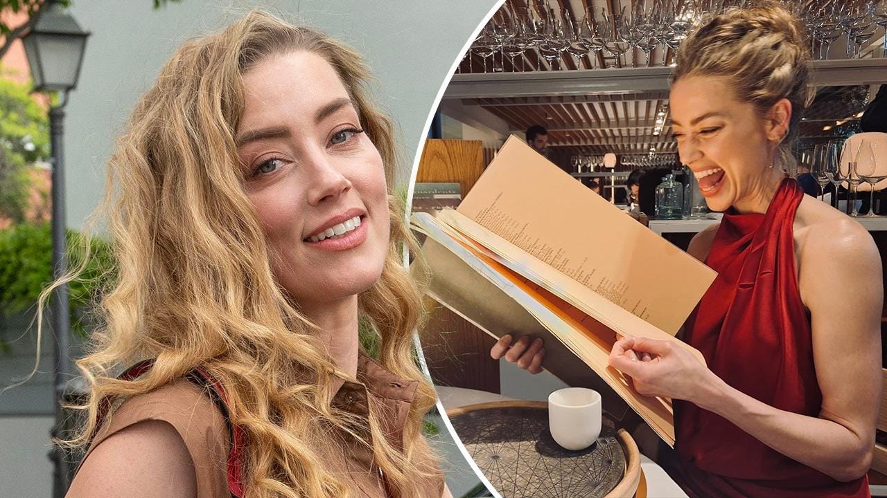 Image of Amber Heard shared a rare photo after moving to Spain. Image of Amber Heard shared a rare photo after moving to Spain.