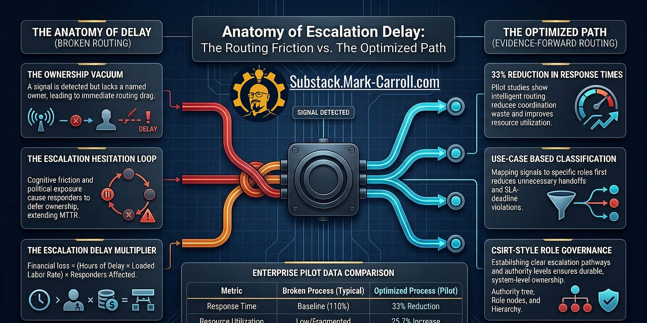 The Escalation Delay Cost
