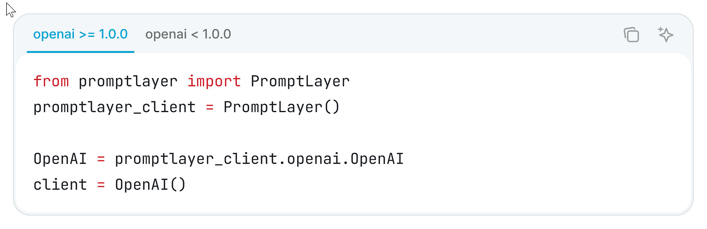 PromptLayer SDK wrapper for OpenAI, evals platform