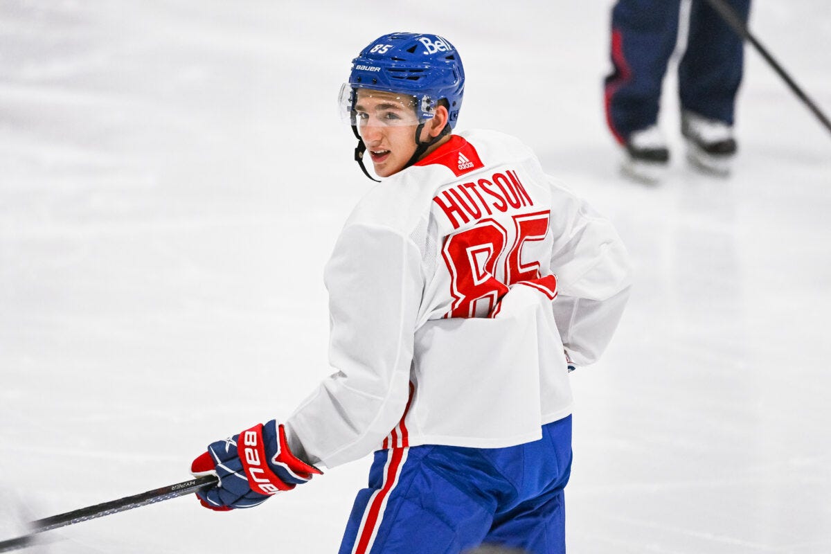 Lane Hutson Montreal Canadiens Lane Hutson Montreal Canadiens