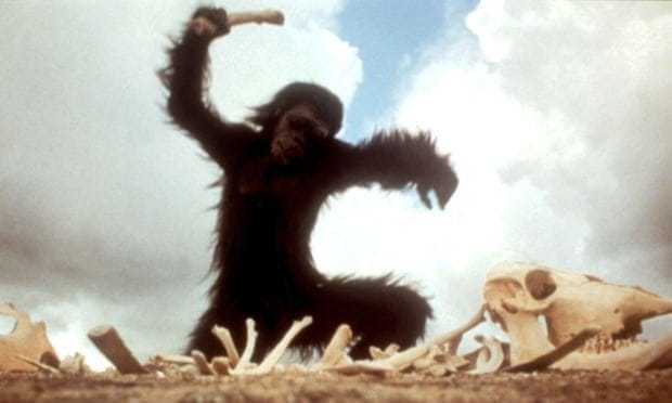 The 15-minute "Dawn of Man" sequence in 2001: A Space Odyssey (1968) was  not part of the original script. It was added at the last minute because  director Stanley Kubrick was concerned