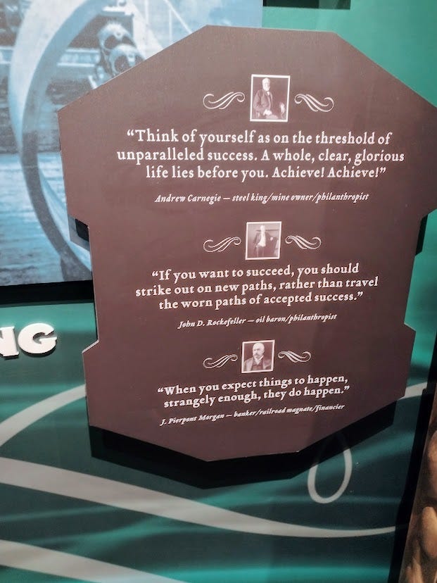 Advice on Success from Andrew Carnegie, John D Rockefeller, and J. Pierpont Morgan Advice on Success from Andrew Carnegie, John D Rockefeller, and J. Pierpont Morgan