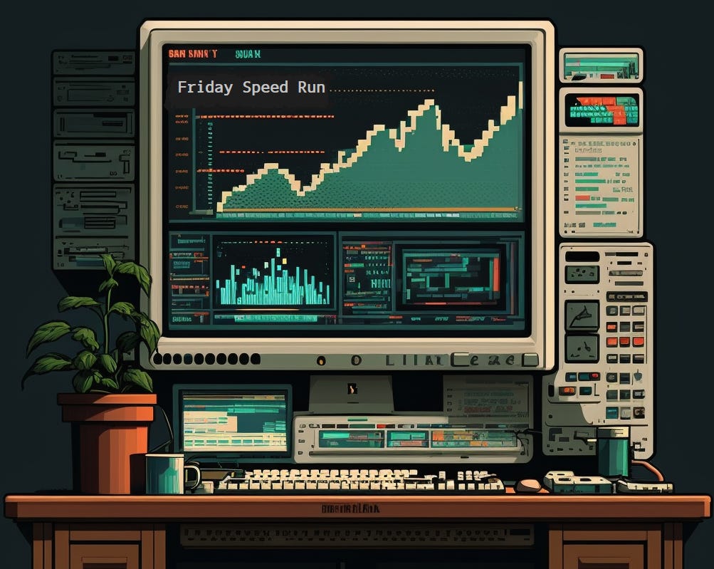 Friday Speedrun | Brent | Substack