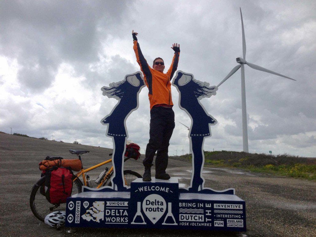 Our route south through Holland followed the 2015 Tour de France Route, which kicks off July 4th.