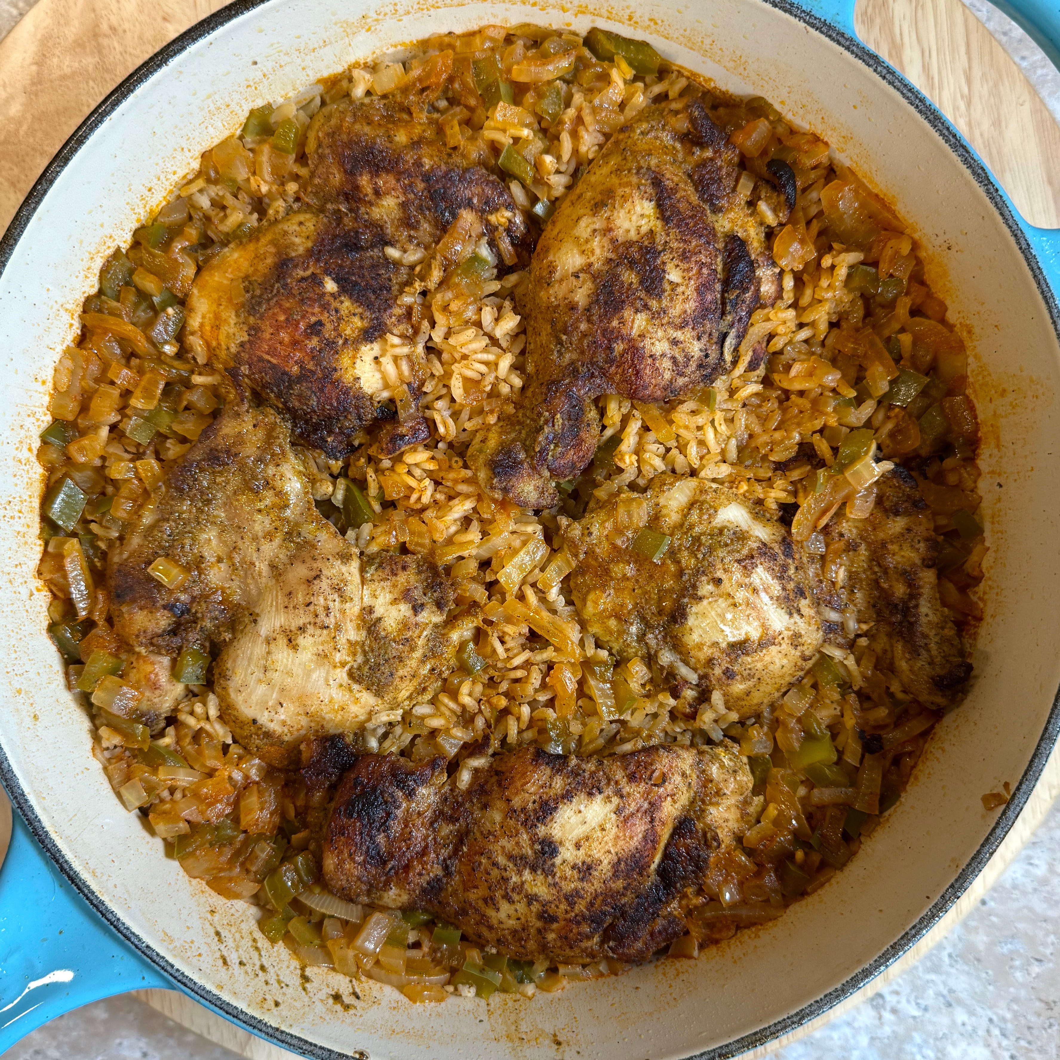 Easy Pollo Asado with Rice (One-Pot Recipe)