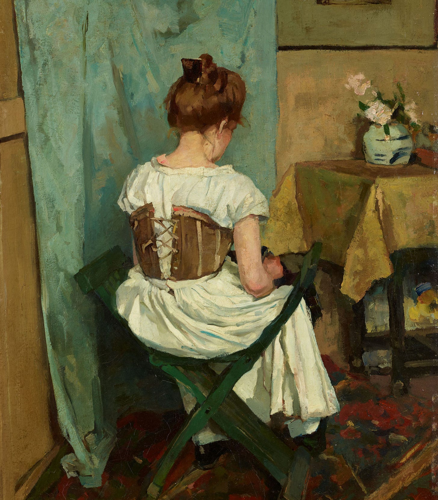 Coba Ritsema, Atelier zittend meisje, ongedateerd, Kunstmuseum Den Haag