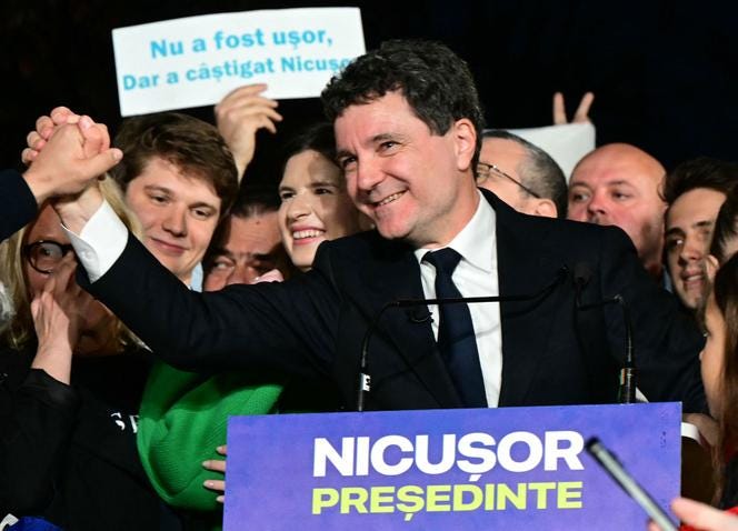 Pro-EU Nicusor Dan wins tense Romania presidential vote rerun ahead of  nationalist George Simion
