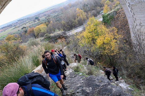 Images of a hiking trip to Las Cárcavas