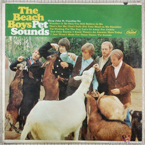 The Beach Boys ‎– Pet Sounds (1966) Vinyl, LP, Album, Mono – Voluptuous ...